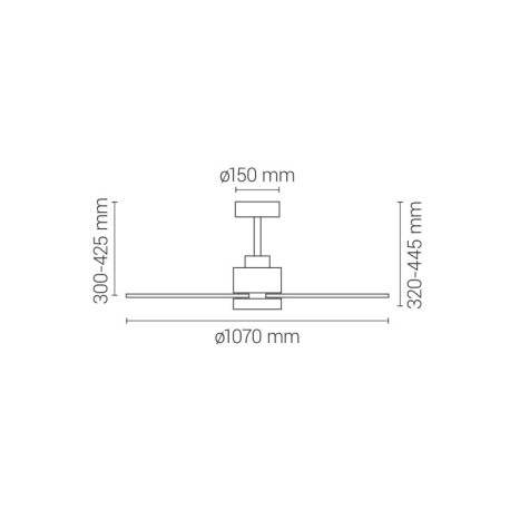 Ventilador de techo Diehl M Sulion