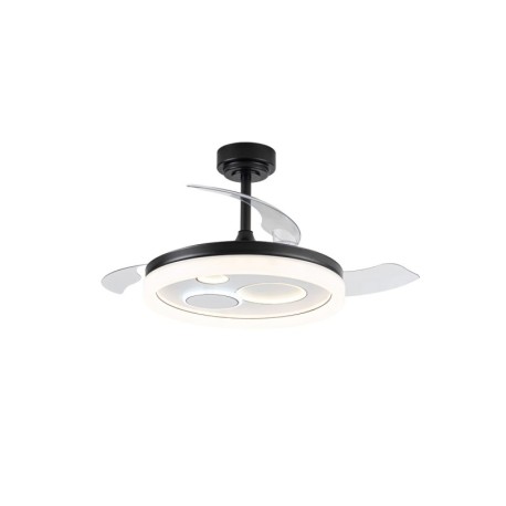 Ventilador de techo Naira 50w CCT negro CristalRecord