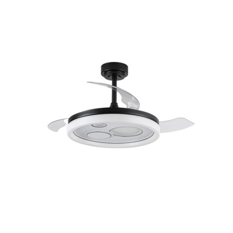 Ventilador de techo Naira 50w CCT negro CristalRecord