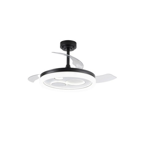 Ventilador de techo Naira 50w CCT negro CristalRecord