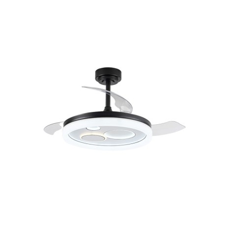 Ventilador de techo Naira 50w CCT negro CristalRecord