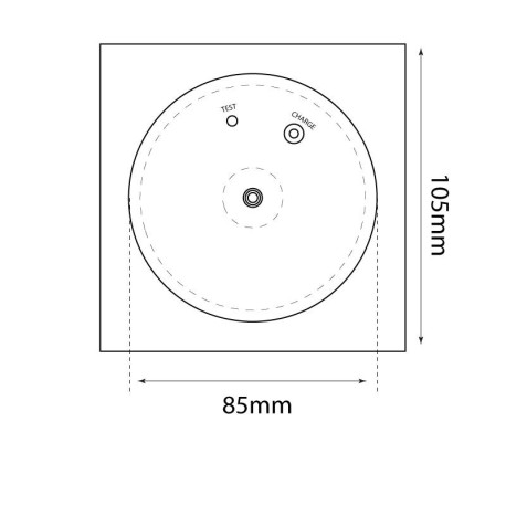 Emergencia Intrega LED 3w NO Permanente I-TEC