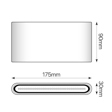 Aplique exterior Demon 2 2x6w I-TEC