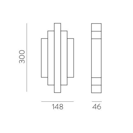 Aplique de pared Robin 3000k de ACB Iluminación