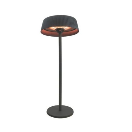 Calefactor eléctrico Sirmione con pedestal negro Britec
