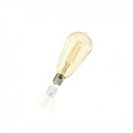 Bombilla LED FILAMENTO ST64 4W E27- Ambar Roblan