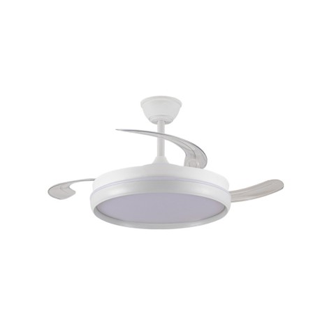 Ventilador de techo Charly Evo 72w CCT Smart blanco CristalRecord