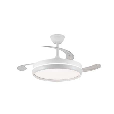 Ventilador de techo Charly Evo 72w CCT Smart blanco CristalRecord