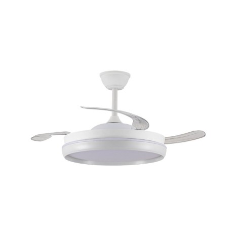Ventilador de techo Charly Evo 72w CCT Smart blanco CristalRecord