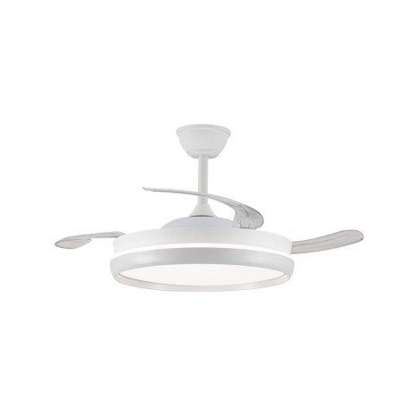 Ventilador de techo Charly Evo 72w CCT Smart blanco CristalRecord