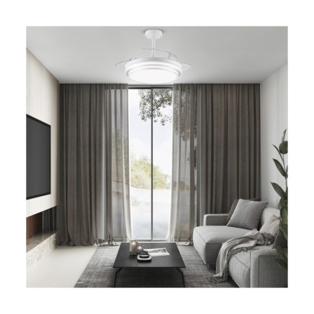 Ventilador de techo Lander Mini 72w CCT CristalRecord