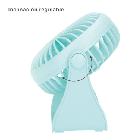 Mini ventilador de sobremesa Alua USB Aguamarina GSC