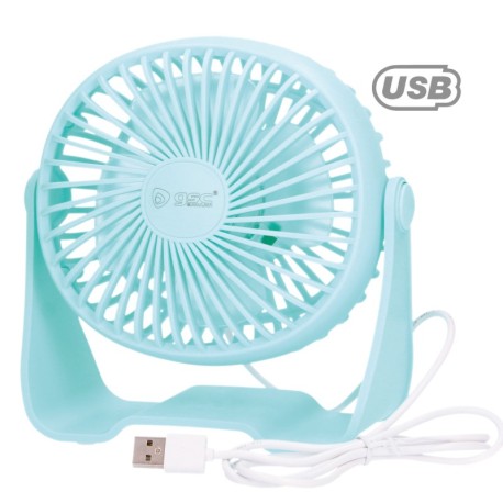 Mini ventilador de sobremesa Alua USB Aguamarina GSC