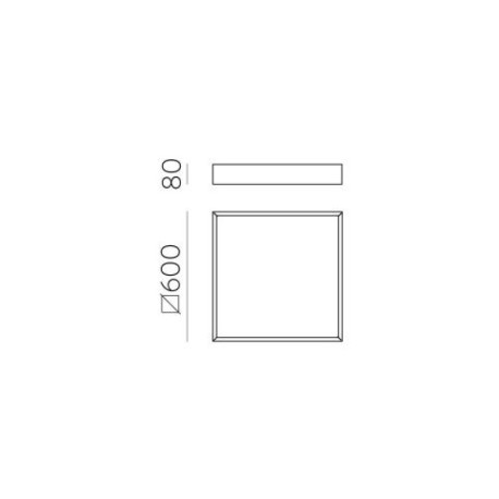 Plafón de techo Munich 60cm de ACB Iluminación