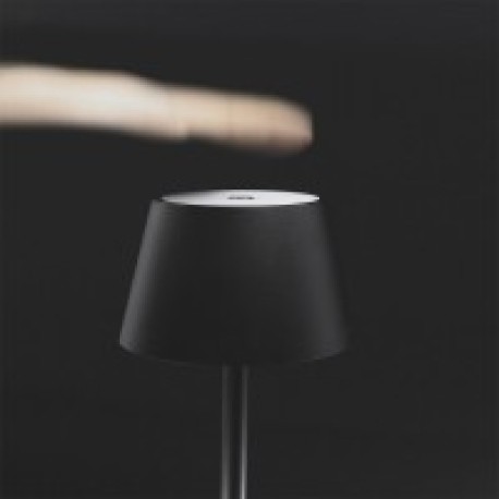 Lámpara decorativa portátil Lievo negro 3.5w 3000k Beneito Faure