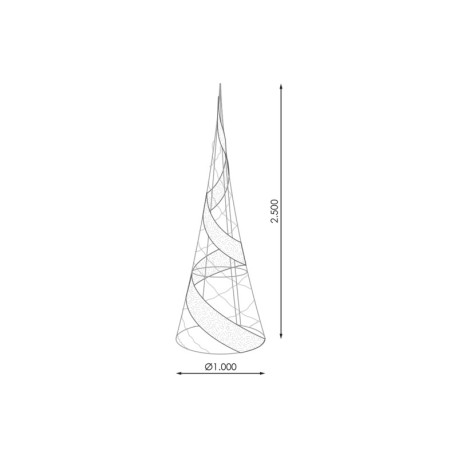 Cono Loop 3D 200cm Prilux