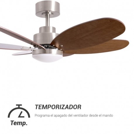 Ventilador de techo Raibow Níquel de Sulion