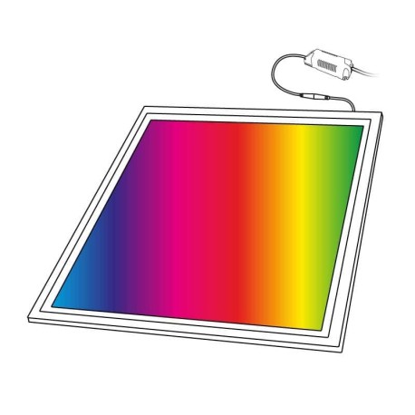 Panel LED Vision 40w RGB 60x60 blanco I-TEC