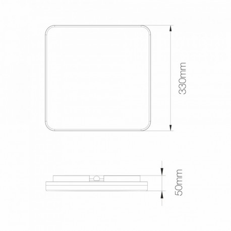 Foco Downlight LED Superficie Cuadrado KORA Beneito Faure