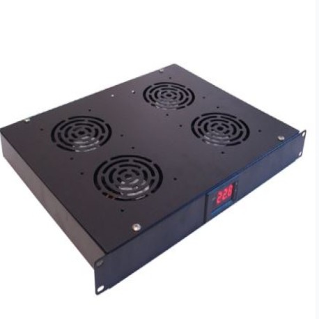 Unidad de ventilación 19" 4 ventiladores + termostato Sunpro