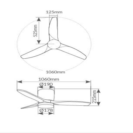 Ventilador de techo Matipa GSC