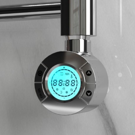 Toallero Elba Plus eléctrico bajo consumo cromo 400mm  Rointe