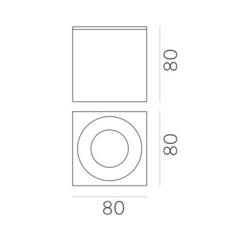 Plafon Led Branco GU10 de ACB Iluminación
