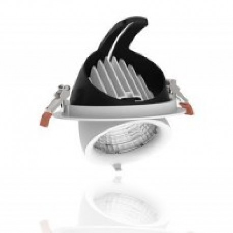 Foco Downlight LED Circular Basculante 40W Roblan