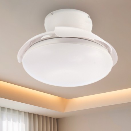 Ventilador de techo Mushroom Ø72,5cm CCT blanco Mimotec