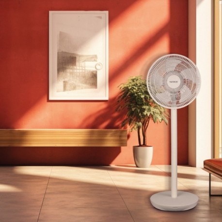 Ventilador de pie Puncha Ø34cm 35W Blanco GSC