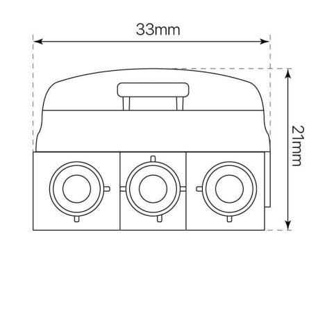 Alimentación negra luminaria Office I-TEC