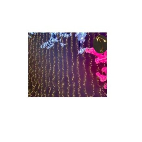 Cortina de luces Cluster mini LED cálidoVaelza