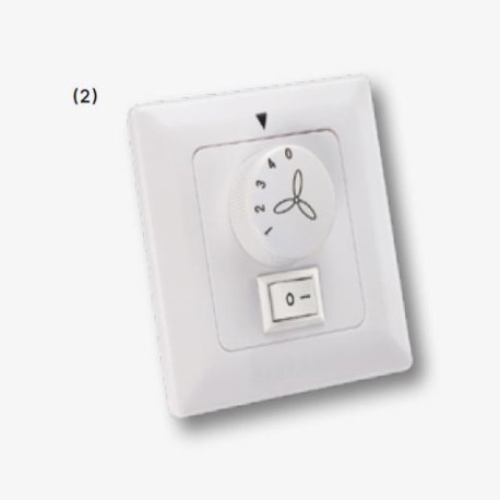 Controlador de pared con interruptor de luz Farho