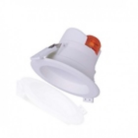 Foco Downlight LED Empotrable 25W  Aro Blanco Roblan