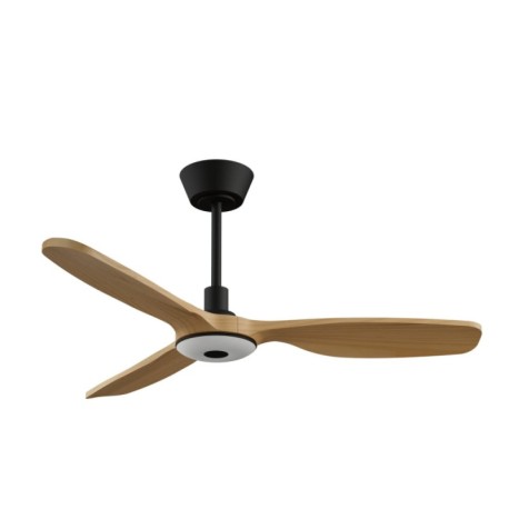 Ventilador de techo Balcony Neo negro con luz Ø107 Sulion