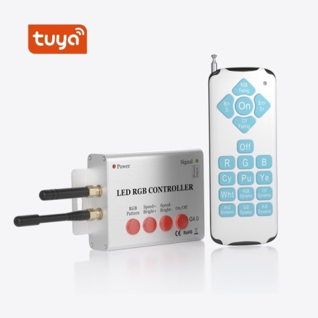 Controlador con mando Tuya wifi+Bluetooth para PAR56 Threeline