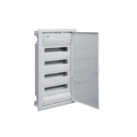 Caja empotrable Golf VU48EP 4 filas 48M puerta opaca blanca HAGER