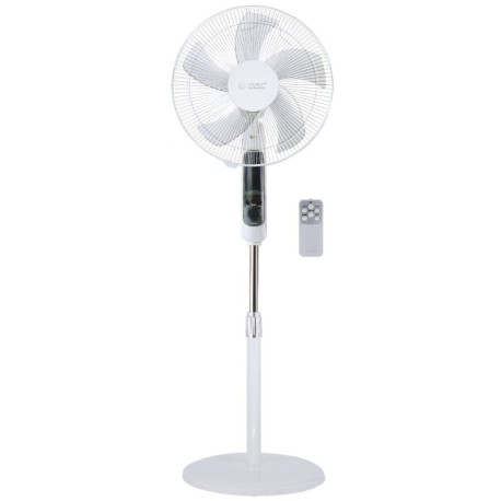 Ventilador de pie con mando Lungra 50w blanco GSC