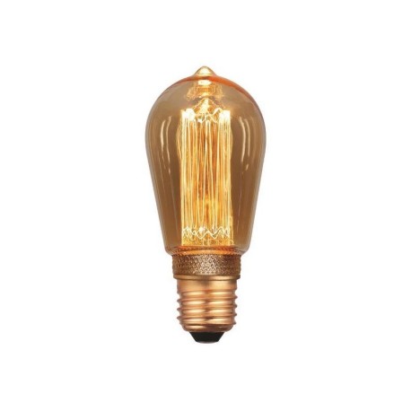 Bombilla LED ST64 3.5W E27 2000K Gold Glass Regulable