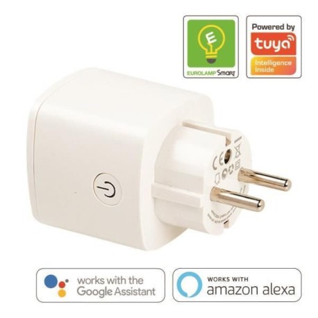 Adaptador smart schuko wifi y medidor de energia Aimur