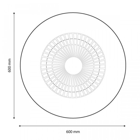 Ventilador de techo Withline blanco Mimotec