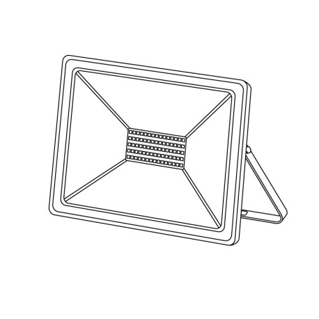 Proyector LED Eco negro 50W I-TEC