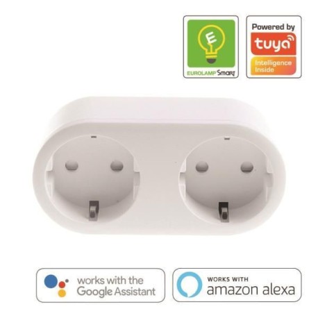 Adaptador doble Smart schuko Aimur