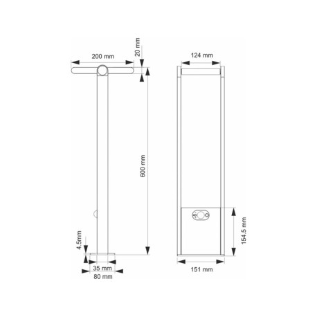 Baliza solar Popa 1.6w 4000k Beneito Faure