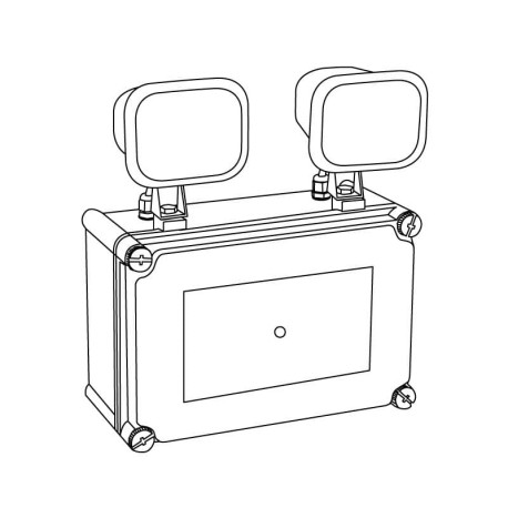 Emergencia LED Damasco 12w NO Permanente I-TEC