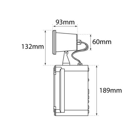 Emergencia LED Damasco 12w NO Permanente I-TEC