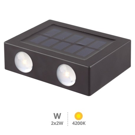 Pack-8 Aplique solar LED Lebon 1w GSC