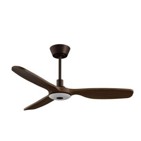 Ventilador de techo Balcony Neo marón óxido con luz Ø107 Sulion