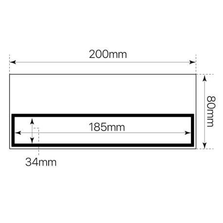 Aplique LED Boss exterior 2x10w I-TEC