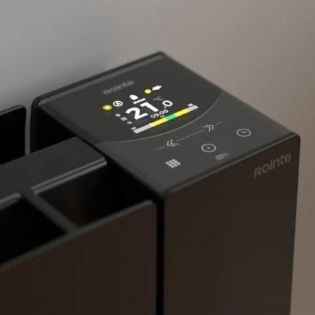 Radiador eléctrico wifi bajo consumo Olympia negro 600w Rointe